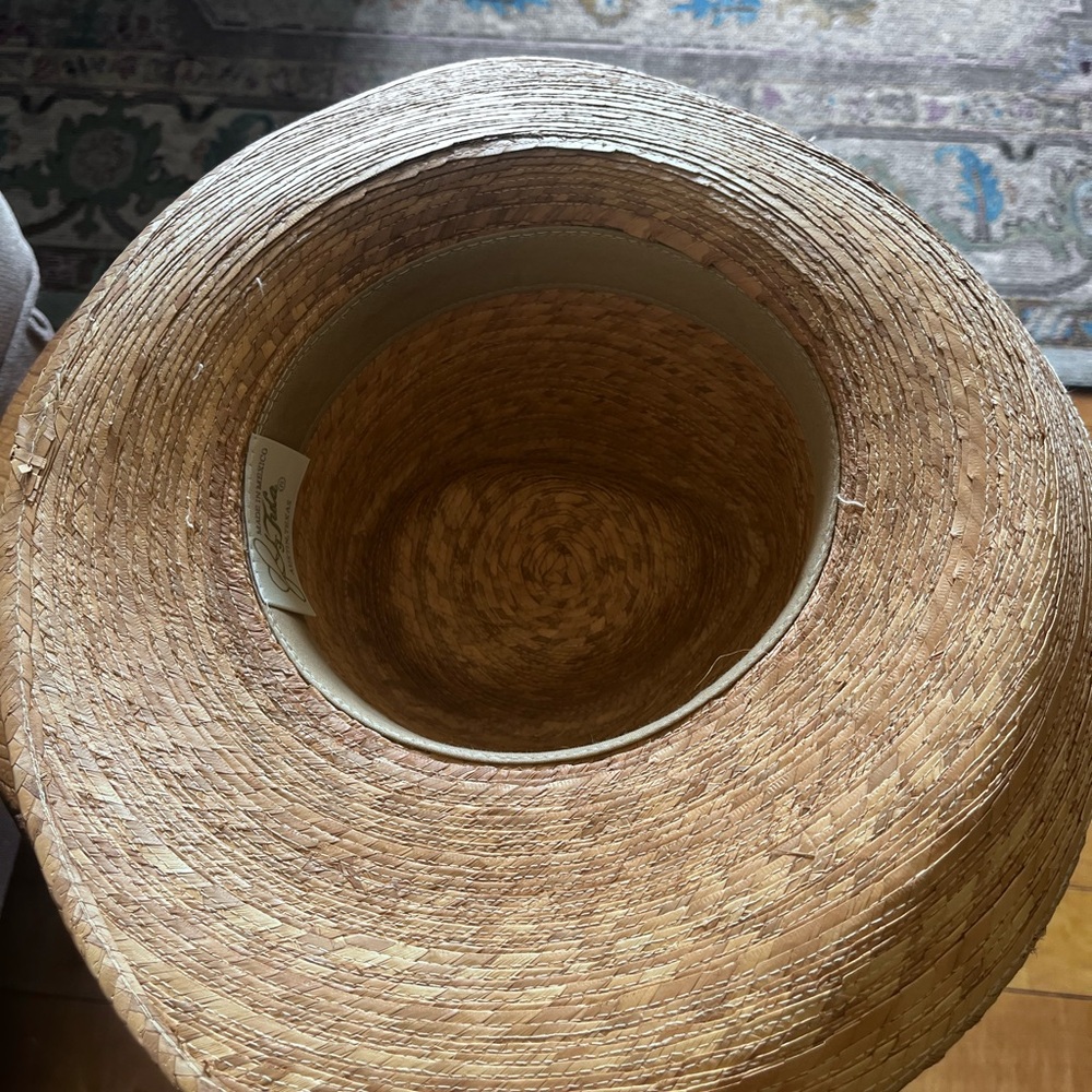 Stylish Tula Pilar Straw Sunhat with‎ Wide Black Band & Bow - Picture 3 of 9